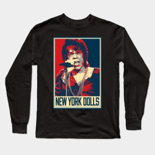 New York Dolls Glam Rock Pioneers Long Sleeve T-Shirt